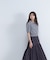 ハーフジップフォルムニット　24AW