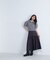 ハーフジップフォルムニット　24AW