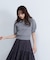 ハーフジップフォルムニット　24AW