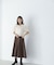 ハーフジップフォルムニット　24AW