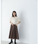 ハーフジップフォルムニット　24AW