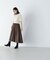 ハーフジップフォルムニット　24AW