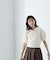 ハーフジップフォルムニット　24AW