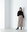 プリーツチュールスリーブニット　24AW