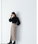 プリーツチュールスリーブニット　24AW