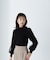 プリーツチュールスリーブニット　24AW