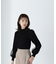 プリーツチュールスリーブニット　24AW