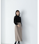 プリーツチュールスリーブニット　24AW