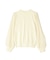 プリーツチュールスリーブニット　24AW