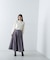 プリーツチュールスリーブニット　24AW