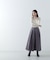 プリーツチュールスリーブニット　24AW