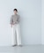 プリーツチュールスリーブニット　24AW