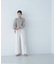 プリーツチュールスリーブニット　24AW