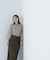 プリーツチュールスリーブニット　24AW