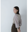 プリーツチュールスリーブニット　24AW