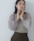 プリーツチュールスリーブニット　24AW