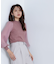 プリーツチュールスリーブニット　24AW