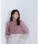 プリーツチュールスリーブニット　24AW