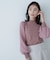 プリーツチュールスリーブニット　24AW