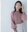 プリーツチュールスリーブニット　24AW