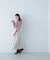 プリーツチュールスリーブニット　24AW