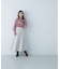 プリーツチュールスリーブニット　24AW