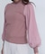 プリーツチュールスリーブニット　24AW