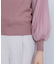 プリーツチュールスリーブニット　24AW