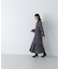 リボンタイティアードワンピース