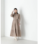 リボンタイティアードワンピース