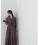 リボンタイティアードワンピース