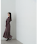 リボンタイティアードワンピース