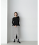 シアーレイヤードペプラムフォルムニット　24AW