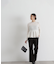 シアーレイヤードペプラムフォルムニット　24AW