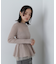 シアーレイヤードペプラムフォルムニット　24AW