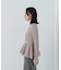 シアーレイヤードペプラムフォルムニット　24AW