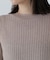 シアーレイヤードペプラムフォルムニット　24AW