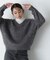 ＜起毛ニットシリーズ＞Ｖネックプルオーバー　24AW