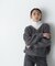 ＜起毛ニットシリーズ＞Ｖネックプルオーバー　24AW