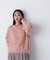 ＜起毛ニットシリーズ＞Ｖネックプルオーバー　24AW