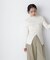 スリットデザインリブニット　24AW