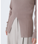 スリットデザインリブニット　24AW