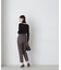 ＜ウーステッドライクツイルセットアップ＞テーパードパンツ