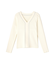 Vネックラメラインリブニット　24AW