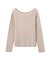 デコルテラインリブニット　24AW