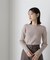 デコルテラインリブニット　24AW
