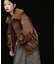 フェイクレザーボアブルゾン　24AW