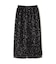 スパンコールナロースカート