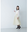 チュールプリーツスリーブニット
