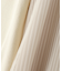 チュールプリーツスリーブニット